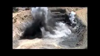 Blasting using explosives, Quarry work, Sequel Drill and Blast - May 2013