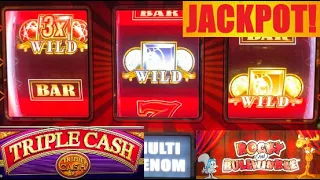 JACKPOT! 3 Reel Rocky & Bullwinkle Slot + Triple Cash + MGM Riches Triple Ruby slot play! Exclusive!