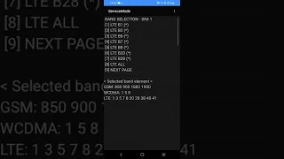 Select LTE Band on Samsung (band 7 for example)