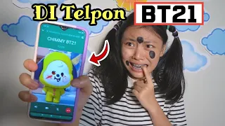 DI TELPON BT21 ! Video Call Bareng Chimmy, Kok Wajah Chimmy Aneh