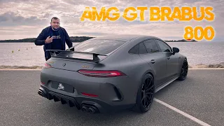 AMG GT BRABUS 800!!! TEST & PRÉSENTATION DE CETTE MERCEDES DE FOLIE!!!👌🏻👿