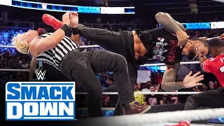 Jarrett gets kicked amid chaos between Usos and Street Profits: SmackDown, July 29, 2022