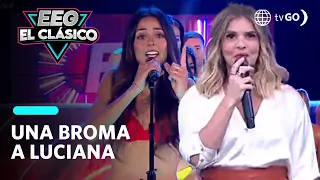 EEG El Clásico: Renzo y Johanna se burlaron de la voz de Luciana (HOY)