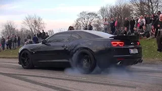 HELLA MEAN Gen5 Camaro SS - BURNOUT AND CRAZY EXHAUST SOUND!!