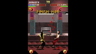 Ultimate Mortal Kombat 3 (Mobile Java version game) Walkthrough [Scorpion]