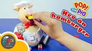 Thử thách game cho heo ăn căng bụng Pop The Pig ToyStation 228