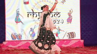 #5 GHOOMAR SONG SOLO DANCE PERFORMANCE BY DIVYA PATIL 🔥 || GECV CULTURAL RHYTHM 2024