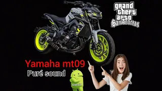 Yamaha mt09 solo dff y sonido real para GTA San Andreas Android