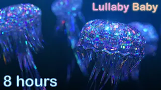 ☆ 8 HOURS ☆ UNDERWATER SOUNDS with MUSIC ♫ ☆ Relaxing Sleep Music, Stress Relief, Jellyfish