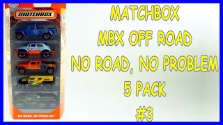 MATCHBOX MBX OFF ROAD NO ROAD, NO PROBLEM 5 PACK [3 OF 5] - 17' Jeep Gladiator [by ransmo5]