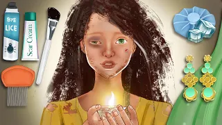 DIWALI Makeover For HOMELESS GIRL // Traditional Indian Makeup Animation