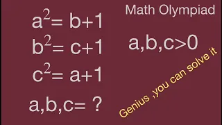 Nice algebra problems with good mathtricks,a^2=b+1,Math Olympiad, mathskills.mathman,数学競賽,magic math