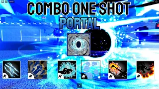 Combo One Shot With Portal And All Melee | Blox Fruits