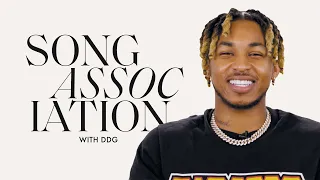 DDG Raps Lil Baby, Drake, & "Moonwalking In Calabasas" in a Game of Song Association | ELLE