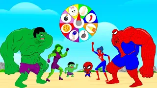 Evolution Of HULK Family Vs Evolution Of SPIDER-MAN Family : Who Is The King Of Super Heroes?