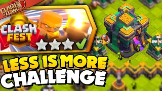 Easily 3 Star the Less is More Challenge (Clash of Clans)