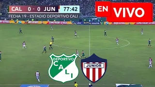 🔴 CALI 0 - 0 JUNIOR EN VIVO Y EN DIRECTO 🔴 FECHA 19, LIGA BETPLAY I-2024 🏆