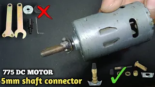 5mm shaft connector || angle grinder || how to make 5mm shaft connector at home || dc machine