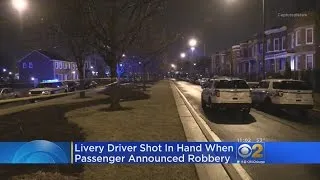 Livery Driver Shot In Robbery, Carjacking