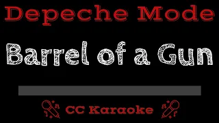 Depeche Mode • Barrel of a Gun (CC) [Karaoke Instrumental Lyrics]