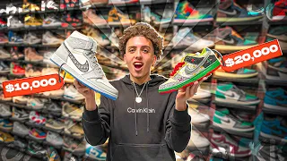 TOP 5 MOST EXPENSIVE SNEAKERS AT COOLKICKS! ($50,000 IN SHOES)