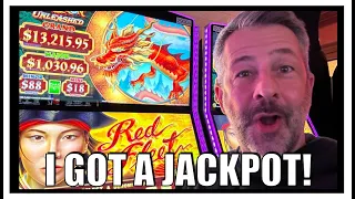 THIS JACKPOT TOTALLY CAUGHT ME BY SURPRISE! Handpay on Dragon Unleashed slot machine!