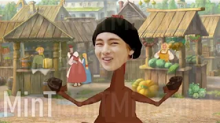 BTS RUSSIAN CRACK - Три (семь) богатыря