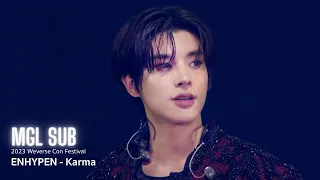 [MGL SUB] Karma Stage Cam @ 2023 Weverse Con Festival - ENHYPEN (엔하이픈)