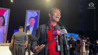 Labor leader Leody De Guzman laments over debate absentees