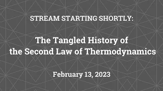 Stephen Wolfram on the Tangled History of the Second Law of Thermodynamics