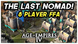 8 player FFA! The Last Nomad Tournament! Age of Empires IV