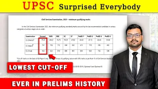 UPSC Prelims & Mains Cut‐off Marks 2023 | UPSC Prelims Cut off out | UPSC CSE Prelims 2024 Cut-off