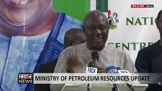 MINISTRY OF PETROLEUM RESOURCES UPDATE