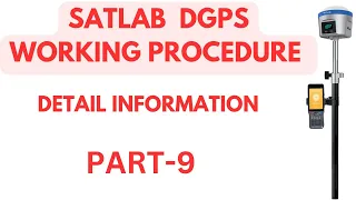 How to set Satlab Dgps base & rover in tr7 I #satlab Dgps working procedure I satlab tr7 Dgps