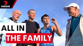 Three generations race to the top in a sport that binds them together | 7 News Australia