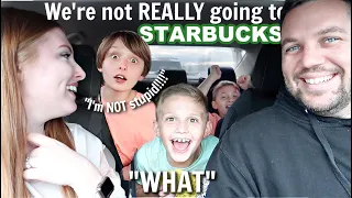 Lying to my kids about Starbucks & going to LEGOLAND instead *hilarious MUST SEE*