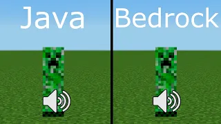 sounds Java vs Bedrock
