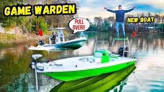 I Got a NEW BOAT & the Game Warden HATED IT!!