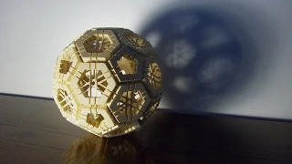 Geodesic sphere puzzle (truncated icosahedron)