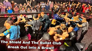 THE SHIELD AND THE BULLET CLUB BREAK OUT INTO A BRAWL!