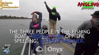 Terrifying boat crash caught on camera