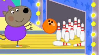 Peppa Pig Bowls A Perfect Game 🐷 🎳 Playtime With Peppa