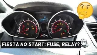FORD FIESTA DOES NOT START FUSE RELAY PROBLEM MK7 ST