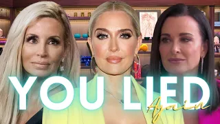 Camille Grammer Reveals Kyle Richards LIED: She Spread Erika Jayne & Tom Girardi Money Issues Rumors