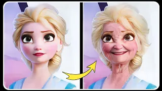 Frozen Elsa Glow Up Into Bad Girl - Disney Princesses Transformation 2024 ( Part 8 )