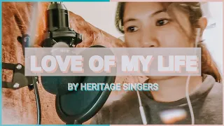 LOVE OF MY LIFE by Heritage Singers (Redge Cover) + Testing BM-800 Mic Condenser & V8 Sound Card