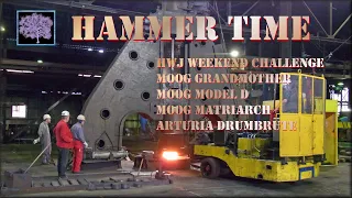 Hammer Time: HWJ Weekend Challenge with Moog Grandmother, Model D, Matriarch and Arturia Drumbrute