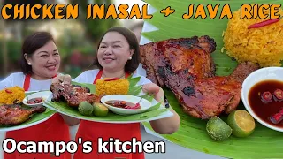 Chicken Inasal at Java Rice gamit ang Atsuete sa backyard!