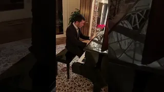 Shinji Mikami playing Moonlight Sonata