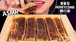 ASMR HONEYCOMB 통벌꿀집 먹방 리얼사운드 NO TALKING KOREAN MUKBANG EATING SOUNDS 咀嚼音 蜂巣